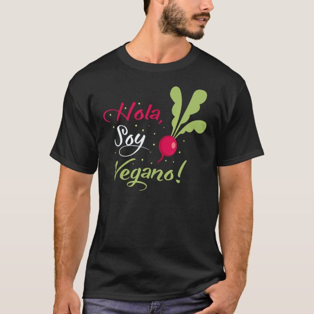 Hallo, ich bin Veganer T-Shirt (Vorderseite)