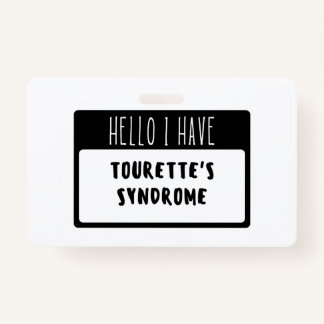 Hallo, ich habe das Tourette-Syndrom Ausweis