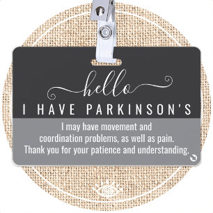 hallo ich habe einen PARKINSON-Behinderungsausweis Ausweis