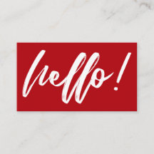Hallo im Handschrifts-Skript-minimalen Weiß auf