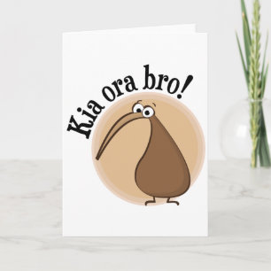 Hallo in Kiwi Karte