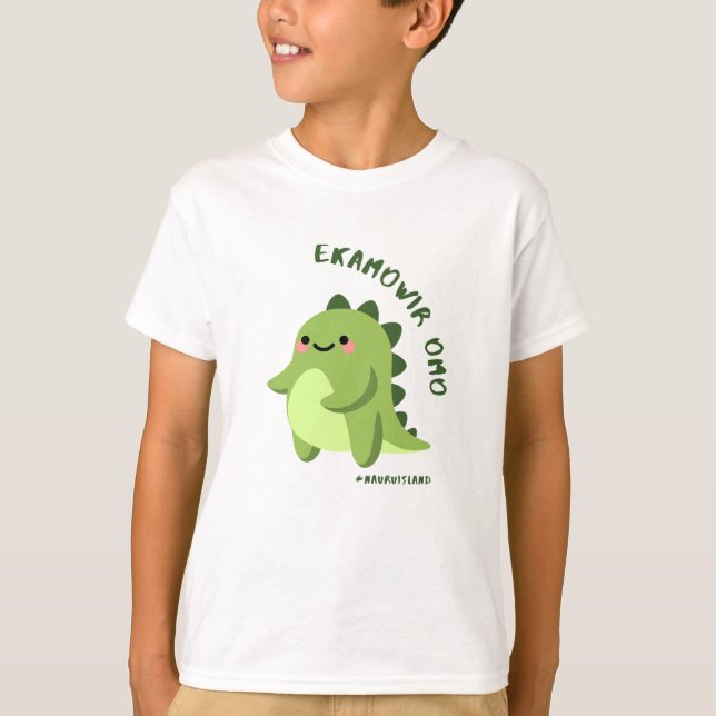 "Hallo!" in Nauru Sprache Hoodie T-Shirt (Vorderseite)