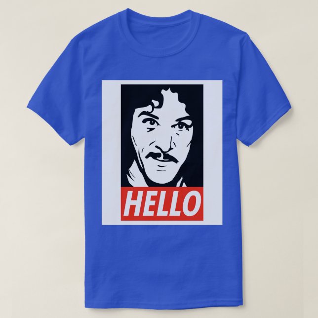 Hallo Inigo Montoya Hoodie T-Shirt (Design vorne)