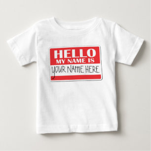Hallo ist mein Name Baby T-shirt