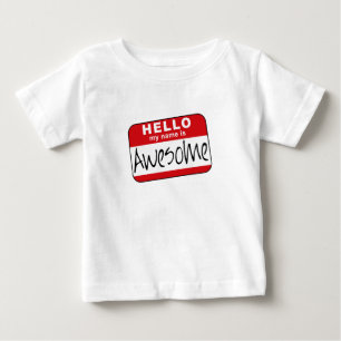 Hallo, ist mein Name fantastisch Baby T-shirt