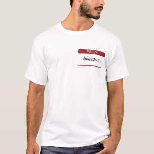 Hallo ist mein Name fantastischer T - Shirt