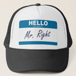 hallo ist mein Name Herr Recht Truckerkappe