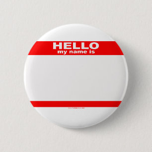 Hallo ist mein Name LEERE Kopie Button