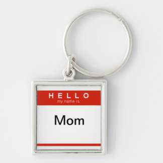 Hallo ist mein Name Mamaschlüsselkette Schlüsselanhänger