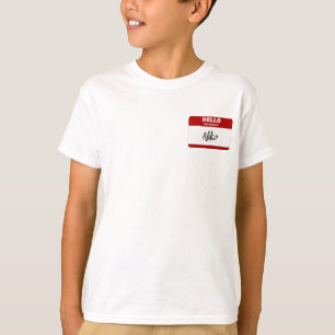Hallo ist mein Name Niko (rot) T-Shirt