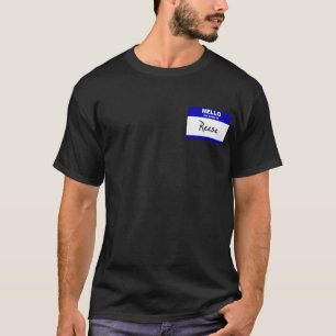 Hallo ist mein Name Reese (blau) T-Shirt