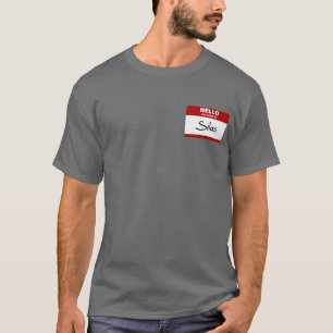 Hallo ist mein Name Silas (rot) T-Shirt