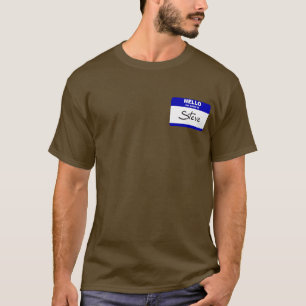 Hallo ist mein Name Steve (blau) T-Shirt