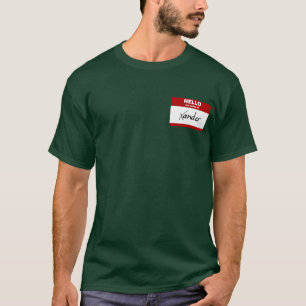 Hallo ist mein Name Xander (rot) T-Shirt