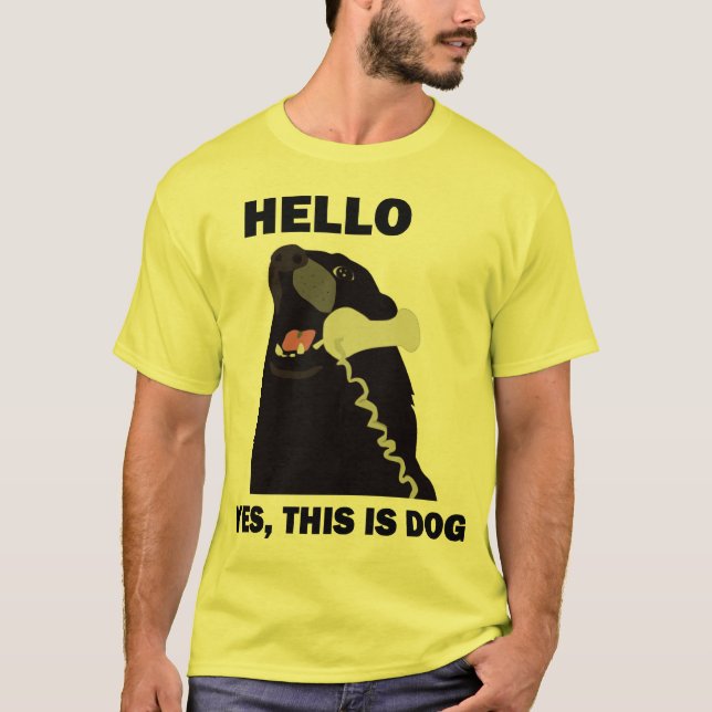 HALLO JA IST DIESES HUNDEtelefontelefon T-Shirt (Vorderseite)