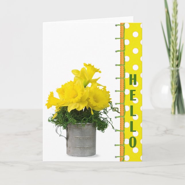 Hallo Karte (Vorderseite)