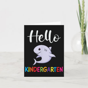 Hallo Kindergarten Hai Lehrer Student Zurück zu S Karte