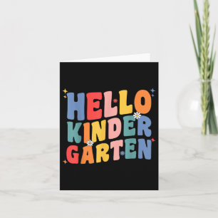 Hallo Kindergarten Lehrerteam Zurück zur Schule Gr Karte