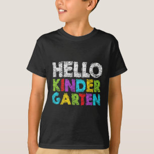 Hallo Kindergarten Lustige Rückkehr zur Schule Sch T-Shirt