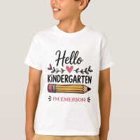 Hallo Kindergarten Personalisiert zurück zur Schul