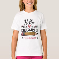 Hallo Kindergarten Personalisiert zurück zur Schul