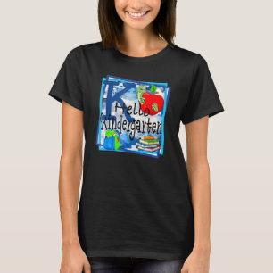 Hallo Kindergarten Rucksack Pencil Back To S T-Shirt