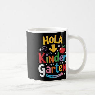 Hallo Kindergarten Spaß Rückkehr zur Schule Design Kaffeetasse