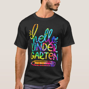 Hallo Kindergarten Stift zurück zum Schullehrer K T-Shirt