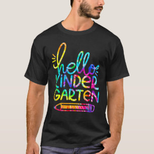 Hallo Kindergarten Stift zurück zum Schullehrer K T-Shirt
