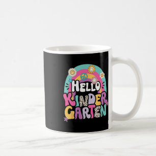 Hallo Kindergarten Zurück zur Schule Lehrer Junge Kaffeetasse