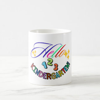 Hallo Kindergartenerzieher Tasse, Geschenk zum Sch Kaffeetasse