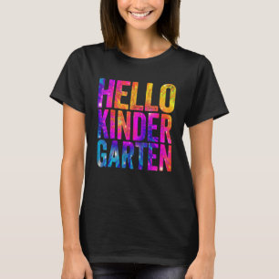 Hallo Kindergartenerzieherin Zurück zur Schule Tie T-Shirt