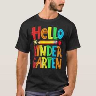 Hallo Kindergartenlehrer Willkommen Zurück In Die T-Shirt