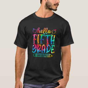 Hallo Kleidung Für Die 5 Klasse Tie Dye Kinder Leh T-Shirt