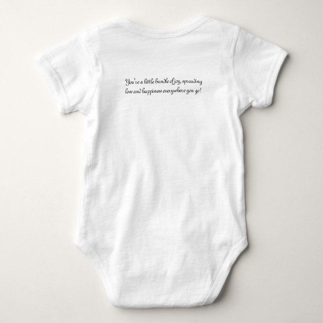 Hallo Kleiner Baby Bodysuit Baby Strampler (Rückseite)