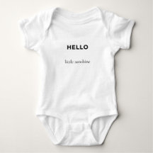 Hallo Kleiner Sonnenschein Süßes Baby & Kinder T-S