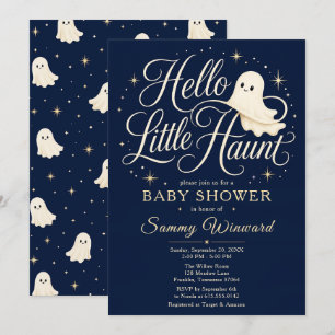 Hallo kleiner Spuk Halloween-Baby-Party Einladung