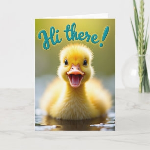 Hallo Kleiner Vogel Karte