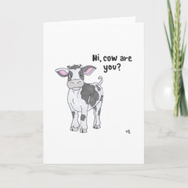 Hallo, Kuh, bist du? Karte