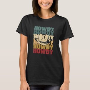 Hallo Kuhjunge Western Texas Rodeo Liebhaber Bulle T-Shirt