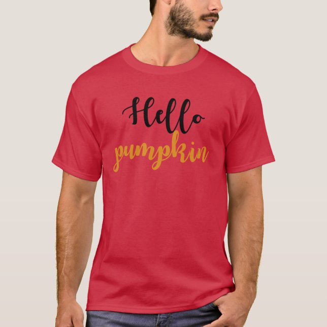 hallo kürbis 3 T-Shirt (Vorderseite)