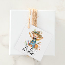 Hallo Kürbis Geschenkanhänger & Geschenkumschläge