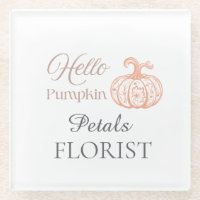 Hallo Kürbis Halloween Florist Geschäft Branding