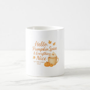 Hallo, Kürbisgewürz & Alles Schöne Herbst-Tasse Kaffeetasse