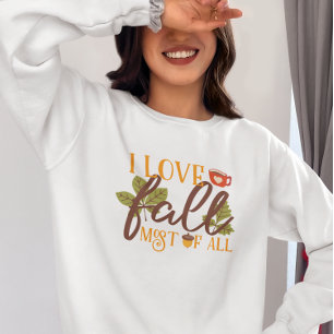 Hallo Kürbisse, Herbst Stimmung Sweatshirt