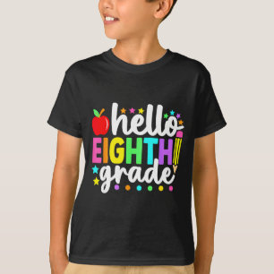 Hallo Lehrer der achten Klasse zum neuen Schuljahr T-Shirt
