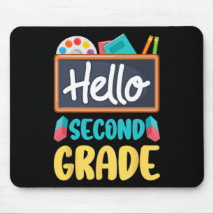 Hallo Lehrer der zweiten Klasse Schüler 2. Klasse  Mousepad