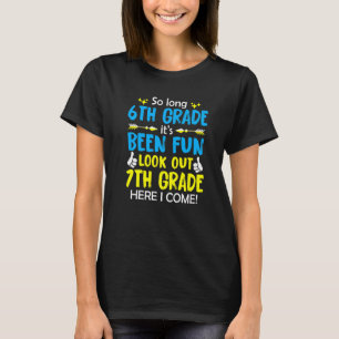 Hallo Lehrerin 7. Klasse Student Zurück zur Schule T-Shirt