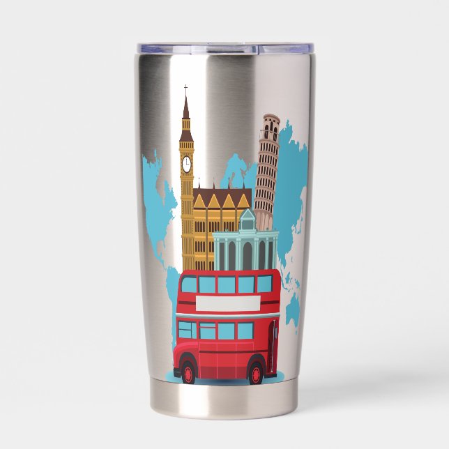 Hallo London Thermobecher (Vorderseite)