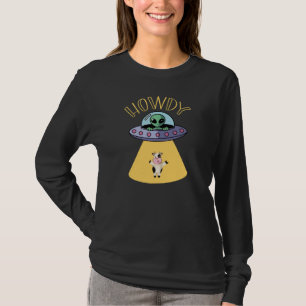 Hallo, Lustiges UFO-Grafik T-Shirt